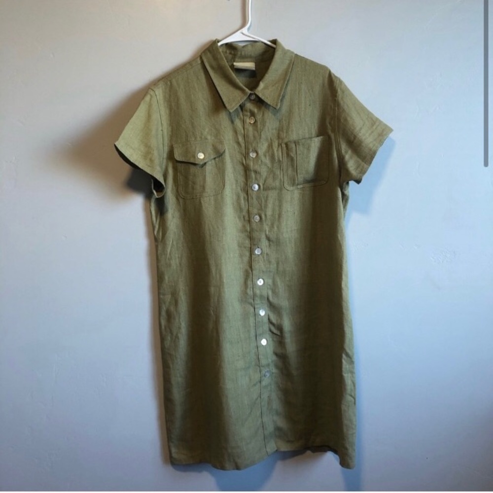 Linen Shirt Dress